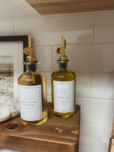 Load image into Gallery viewer, Oil and Vinegar Dispenser with Gold Pour Spout
