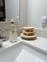 Load image into Gallery viewer, Round Decorative Wood Riser Tray