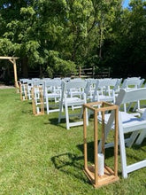 Load image into Gallery viewer, Individual Wood Lantern Candle Holders