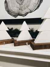 Load image into Gallery viewer, White & Dark Walnut Stocking Holders