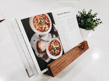 Load image into Gallery viewer, Wooden Cookbook Stand