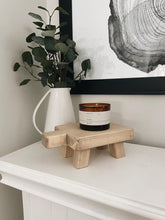 Load image into Gallery viewer, Weathered Oak Mini Display Stool