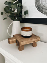 Load image into Gallery viewer, Dark Walnut Mini Display Stool