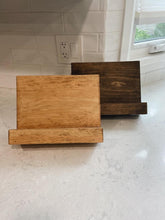 Load image into Gallery viewer, Wooden Cookbook Stand