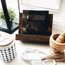 Load image into Gallery viewer, Wooden Cookbook Stand