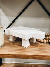 Load image into Gallery viewer, White Washed Mini Display Stool