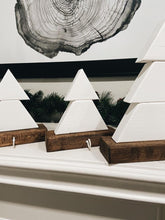 Load image into Gallery viewer, White and Dark Walnut Stocking Holder