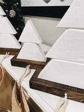 Load image into Gallery viewer, White & Dark Walnut Stocking Holder