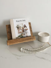 Load image into Gallery viewer, Wooden Cookbook Stand