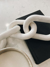 Load image into Gallery viewer, Black or White Decorative Wood Link Chain