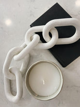 Load image into Gallery viewer, Black or White Decorative Wood Link Chain