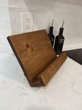 Load image into Gallery viewer, Wooden Cookbook Stand