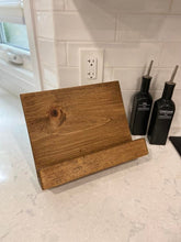 Load image into Gallery viewer, Wooden Cookbook Stand