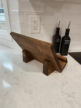 Load image into Gallery viewer, Wooden Cookbook Stand