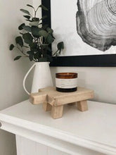 Load image into Gallery viewer, White Washed Mini Display Stool