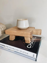 Load image into Gallery viewer, White Washed Mini Display Stool
