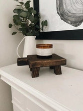 Load image into Gallery viewer, White Washed Mini Display Stool