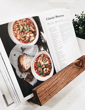 Load image into Gallery viewer, Wooden Cookbook Stand