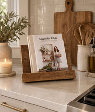 Load image into Gallery viewer, Wooden Cookbook Stand

