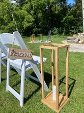 Load image into Gallery viewer, Individual Wood Lantern Candle Holders
