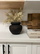 Load image into Gallery viewer, Black Paulownia Wooden Vase
